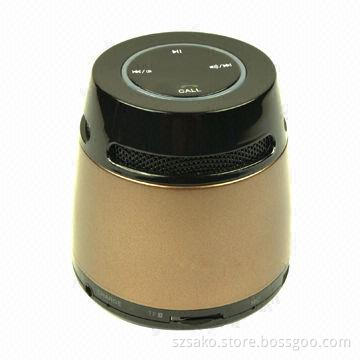 TF Card Stereo Audio Player Portable Handsfree Call Mini Bluetooth Speaker, 3W Output Power
